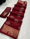 Wow Hit Super Flower Battik Pure Dola Silk Non Catalog Sarees Wholesale Shop In Surat